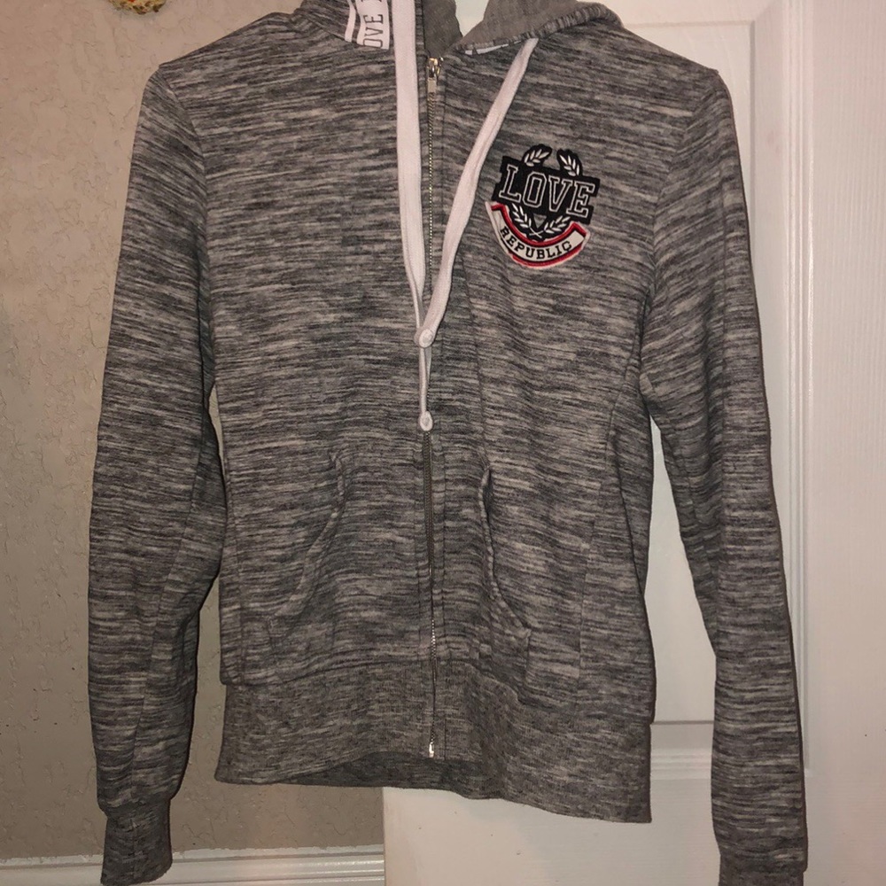 Gray reflex jacket